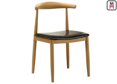 satın al Minderler / Kolsuz W47 * D45 * H78 Cm ile Cafe Ahşap Tahıl Metal Mutfak Sandalyeler online manufacture