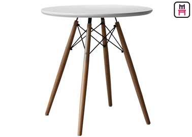 satın al Yuvarlak Eames Kalıplı Kontrplak Sehpa, MDF Yemek Masası Üst Kayın Ahşap online manufacture