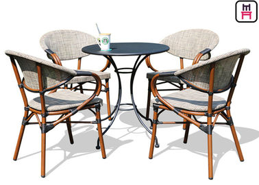satın al Backyard Patio Mobilya Yuvarlak / Kare Textoline Bahçe Sandalyeleri ile Açık Yemek Masası online manufacture
