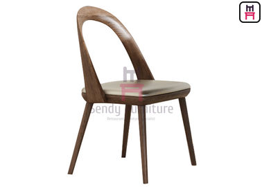 satın al Kolsuz Restoran Yemek Odası Sandalyeleri Eğimli Arkalığı Döşemeli Kumaş Kül Ahşap online manufacture