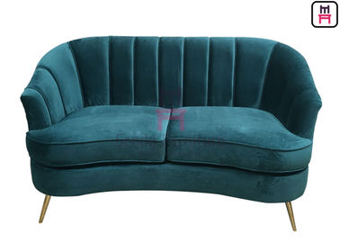 satın al 160cm Uzunluk Yay Şekli Özel Kabin Oturma Kadife Ahşap Çerçeve Döşemeli Restoran Kabini online manufacture
