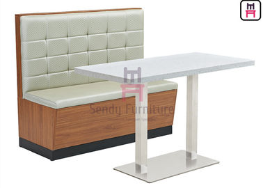 satın al Yüksek Nervürlü Deri Döşemeli Banket Oturma Ahşap Duvar 38 '' Dik Yüksek Sırtlı online manufacture