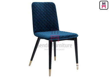 satın al Firma Yapısı Masif Ahşap Restoran Sandalyesi Rhombus Desenli Kadife ile Kadife online manufacture