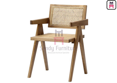 satın al Güneydoğu Asya Tarzı El Yapımı Rattan Yemek Sandalyeleri Masif Ahşap Çerçeve Kamışı Yemek Sandalyesi online manufacture