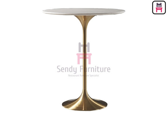 satın al H105cm MDF Restaurant Bar Yükseklik Tabloları Yükseklik 0.2cbm Yuvarlak Lale Masa online manufacture