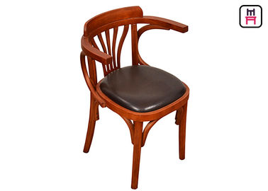 Silahlar Meşe Ahşap Düğün Sandalyeleri ile Vintage Ahşap Deri Yemek Sandalyeler