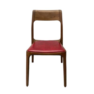 Katı Ahşap Restoran Sandalyesi Ergonomik Özelleştirilebilir Yemek Sandalyesi