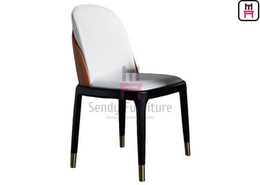 Modern Kül Ahşap Restoran Sandalyeleri H87cm Çift Renkli Sırtlık, Katı Çerçeveli