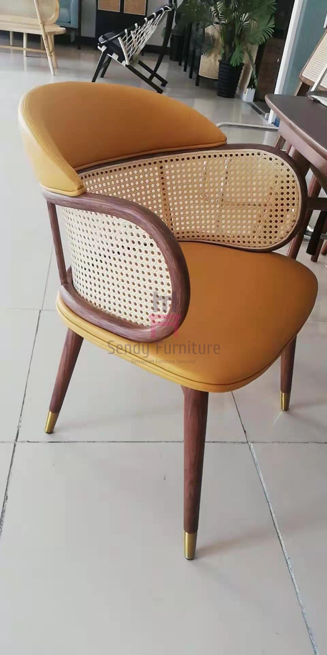 Luxury upholstered dining chair