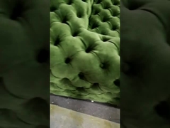 Chester Deri Püsküllü Restaurant Koltuk Takımı Beş Yıldız Otel Lobby Uygulaması